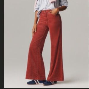 THE ROBBIE CORDUROY HIGH-RISE FLAREJEANS BY PILCRO